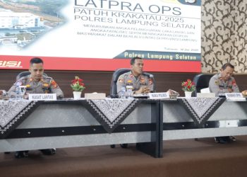 Polres Lampung Selatan Gelar Patuh Krakatau 2025, Tekan Laka Lantas Lewat Pendekatan Humanis dan Elektronik