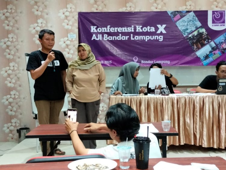 Dian Wahyu Kusuma Kembali Nahkodai AJI Bandar Lampung, Ditemani Vina Oktavia