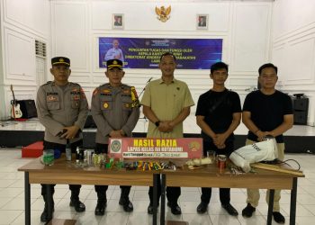 Perkuat Sinergi Keamanan, Ditjenpas Lampung dan Polres Lampura Sidak Lapas Kotabumi Tengah Malam