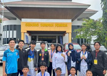 FORKI Lampung Utara Raih Prestasi Cemerlang di Kejuaraan Karate Piala Gubernur 2025