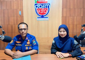Edukasi Kebakaran Lewat Udara: Talkshow DBFM Hadirkan Damkarmat Lampung Selatan
