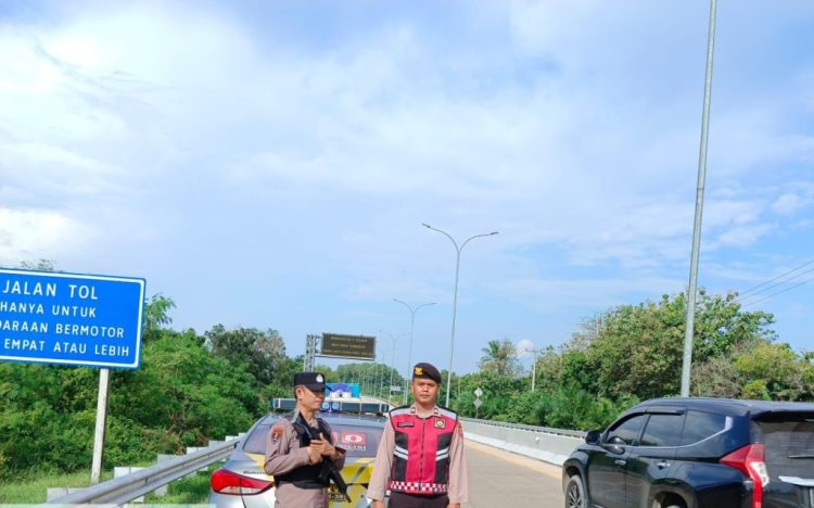 Patroli Hunting Sore Polsek Tegineneng Jaga Keamanan Jalur Lintas Sumatera