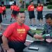 Tingkatkan Soliditas dan Semangat Juang, Danbrigif 4 Mar/BS Gelar Olahraga Bersama Perwira di Yonif 7 Marinir