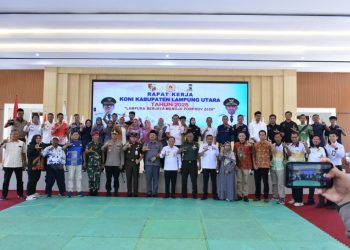 Raker KONI Lampung Utara Usung Semangat “Lampura Berjaya”
