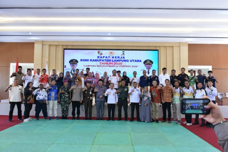 Raker KONI Lampung Utara Usung Semangat “Lampura Berjaya”