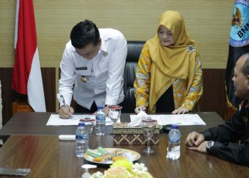 BNNK Lampung Selatan Tandatangani PKS Strategis Bersama Granat dan Universitas Muhammadiyah Kalianda