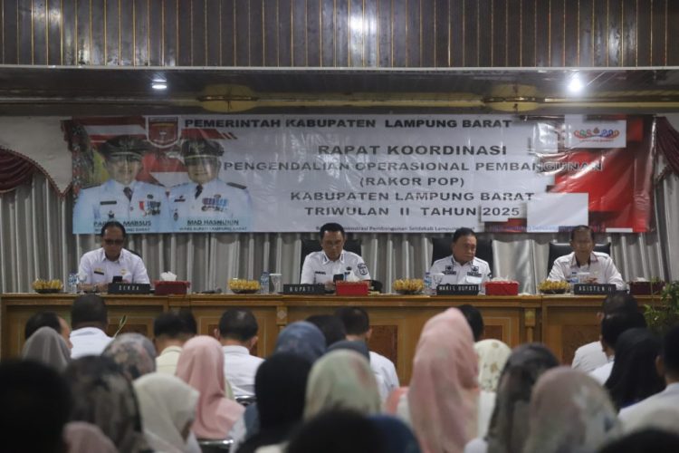 Bupati Parosil Pimpin Rakor POP Triwulan II, Dorong Inovasi dan Aksi Cepat Perangkat Daerah