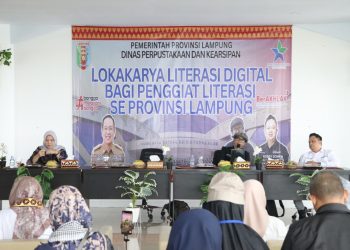 Diperpus Lampung Dorong Penggiat Literasi Hadapi Tantangan Digital Lewat Lokakarya