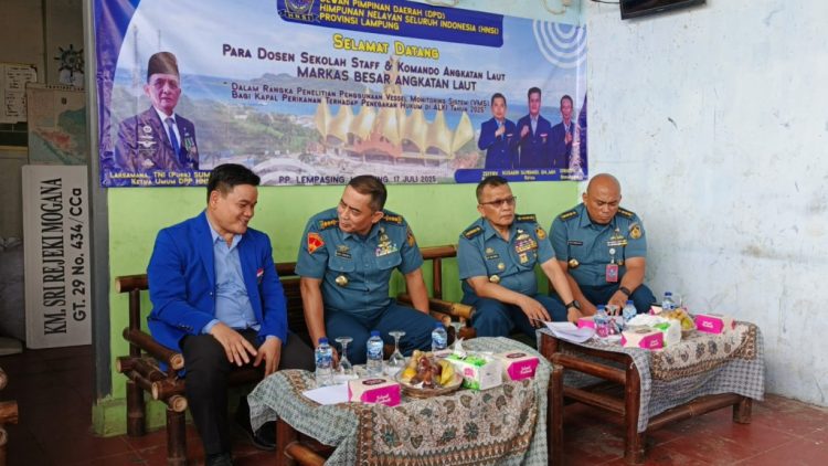 DPD HNSI Lampung Dukung Penelitian Seskoal Soal VMS, Soroti Pentingnya Dampak Nyata bagi Nelayan