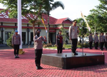 Kapolres Pesawaran Pimpin Apel Pagi, Apresiasi Personel atas Disiplin dan Dedikasi dalam Pelayanan Publik
