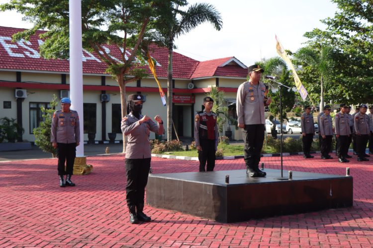 Kapolres Pesawaran Pimpin Apel Pagi, Apresiasi Personel atas Disiplin dan Dedikasi dalam Pelayanan Publik