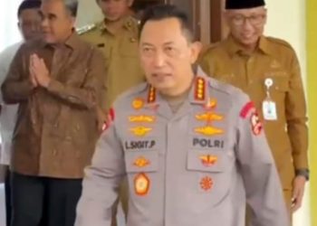 Sambut Kapolri di Lampung, Bupati Lamsel Dukung Penuh Program Gizi Anak Nasional