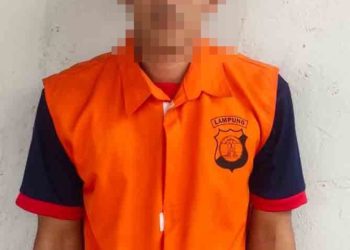 Tekab 308 Polsek Kalianda Tangkap Buron Pembobol Toko Eiger, Pelaku Sempat Sembunyi di Kalianda