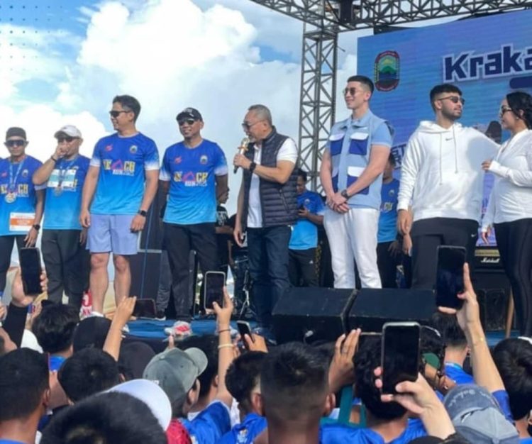 Krakatau Beach Run 2025: Ribuan Pelari Serbu Senaya Beach Lampung Selatan