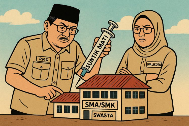 RMD Dan Eva Dwiana Disinyalir Membahayakan Keberlangsungan SMA/SMK Swasta Di Bandar Lampung