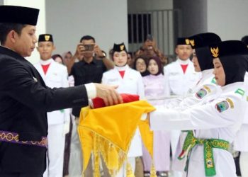 41 Anggota Paskibraka Lampung Selatan 2025 Resmi Dikukuhkan, Siap Kibarkan Merah Putih di Menara Siger