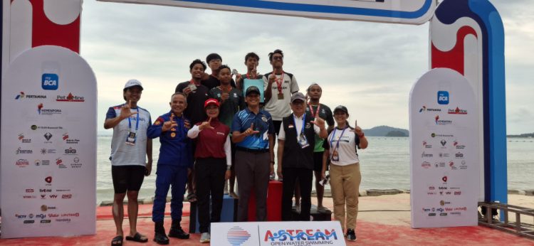 Pantai Kyokko Berubah Jadi Arena Duel! Kejurnas Open Water Swimming Warnai Laut Pesawaran