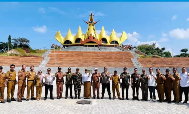 Lampung Selatan Matangkan Persiapan Upacara HUT ke-80 RI di Menara Siger