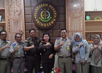 Perkuat Kolaborasi, BPN Pringsewu Jalin Silaturahmi dengan Kepala Kejari yang Baru