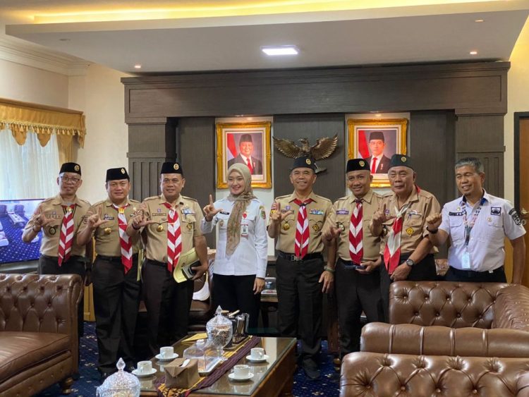 Kwarnas Pramuka Audiensi dengan Wakil Gubernur Lampung, Matangkan Kesiapan Karang Pamitran Nasional 2028