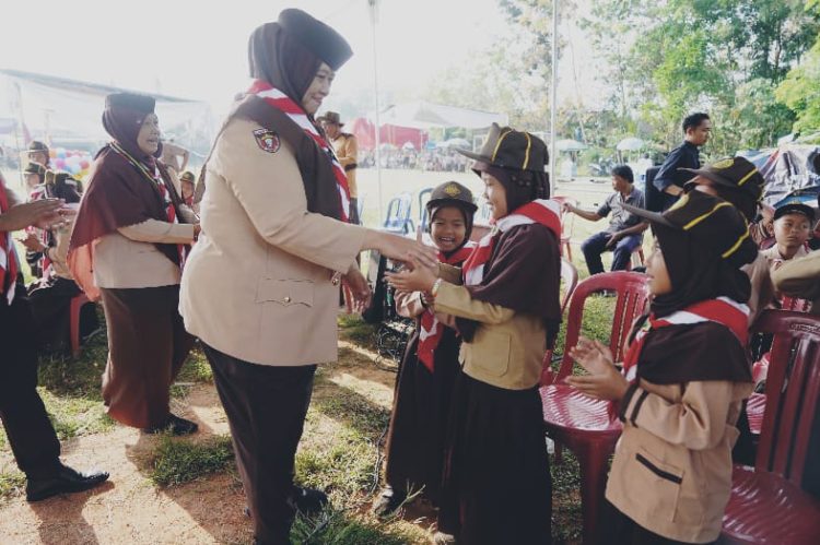 Hari Pramuka Ke-64, Kwarcab Pringsewu Gelar Pesta Siaga di Lapangan Pekon Panggung Rejo