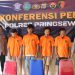 Polres Pringsewu Ungkap Dua Kasus Pencurian Besar, Empat Pelaku Ditangkap dan Barang Bukti Diamankan