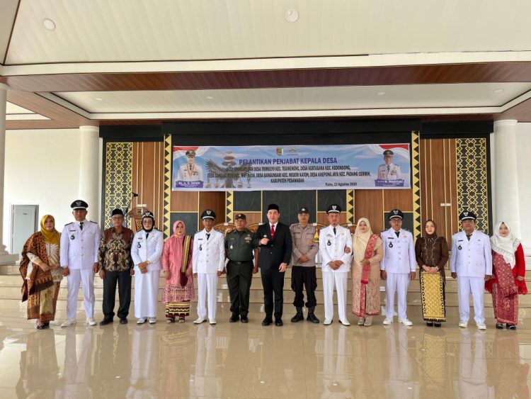 Enam Penjabat Kepala Desa di Pesawaran Resmi Dilantik, Dorong Pembangunan dan Pelayanan Publik