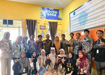 Tingkatkan Literasi, Mahasiswa KKN UIN Raden Intan Lampung Dirikan Pojok Baca di Korpri Raya