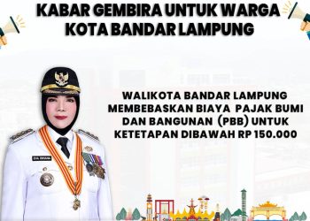 PBB di Kota Bandar Lampung Dibebaskan, Begini Syarat dan Program Keringanannya