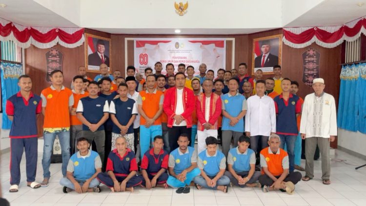 107 WBP Rutan Ambon Terima Remisi HUT RI Ke-80, Tiga Orang Langsung Bebas