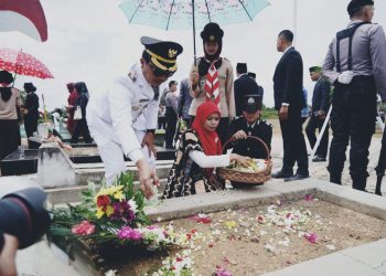 Pemkab Pringsewu Gelar Upacara Peringatan HUT Ke-80 Proklamasi Kemerdekaan RI