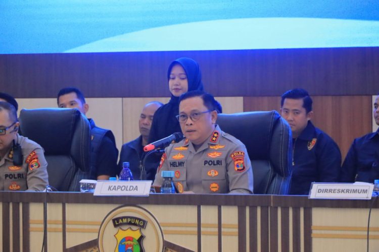 Polda Lampung Ungkap Ratusan Kasus Kejahatan dalam Operasi Sikat Krakatau 2025, Ratusan Tersangka Diamankan