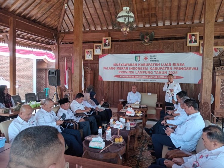 Rahayu Riyanto Pamungkas Pimpin PMI Pringsewu Masa Bakti 2025-2030, Fokus Perkuat Kemanusiaan dan Solidaritas