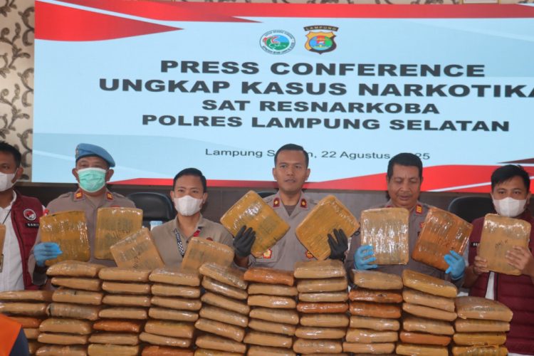 90 Ribu Jiwa Terselamatkan, Polisi Gagalkan Penyelundupan Ganja di Bakauheni