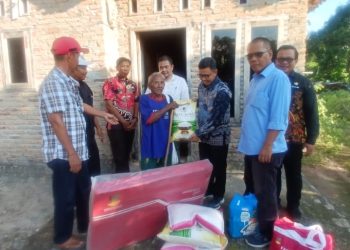Pemerintah Kabupaten Lampung Selatan Tinjau Warga Korban Penggusuran Jalan Tol, Berikan Bantuan Sosial