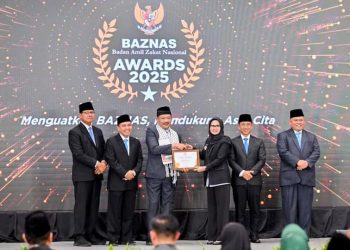 Bupati Pesawaran Nanda Indira Raih Baznas Award 2025 untuk Kepala Daerah Pendukung Digitalisasi Zakat