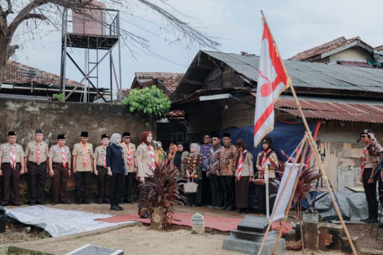 Ziarah dan Penetapan Almarhum H. Mursyid Arsyad sebagai Tokoh Inspiratif Gerakan Pramuka Lampung