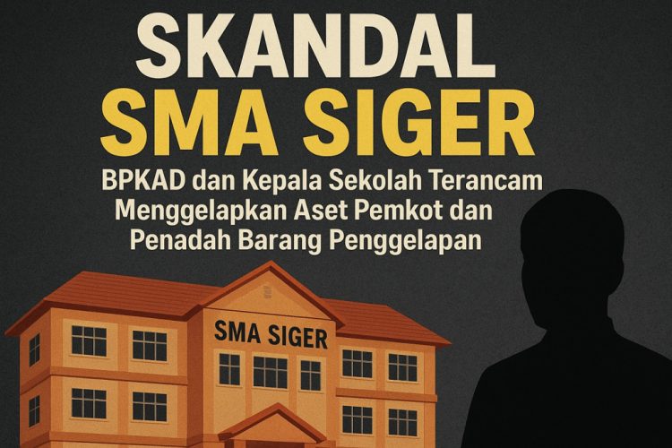 Skandal SMA Siger: BPKAD dan Kepala Sekolah Diduga Terlibat Penggelapan Aset Pemkot, Terancam Jerat Hukum Berat