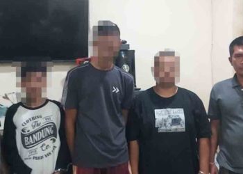 Polsek Palas Gencar Berantas Narkoba, Tangkap Tiga Pemuda Pengedar Sabu di Dusun Cita Jaya