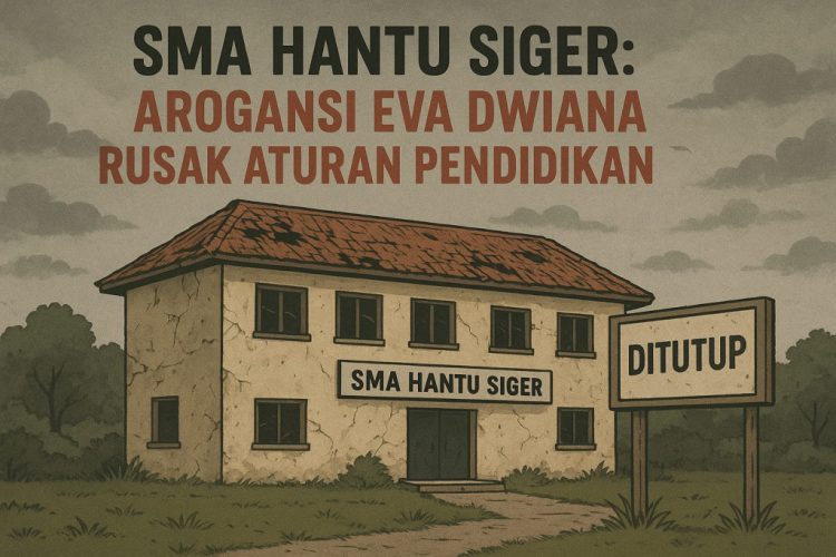 SMA Hantu Siger Bikin Geger! Arogansi Eva Dwiana Diduga Rusak Aturan Pendidikan Nasional