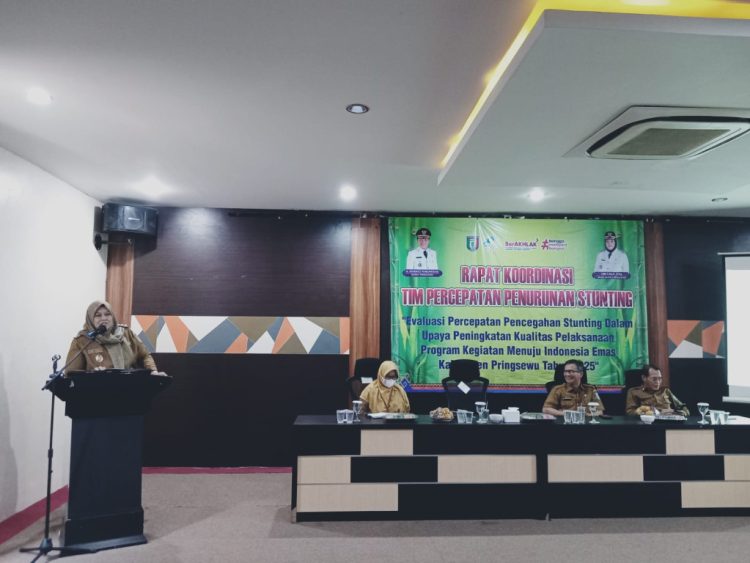 Tim Percepatan Penurunan Stunting Kabupaten Pringsewu Gelar Rakor Strategis, Fokus Capai Target Nasional