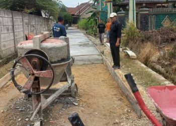 Warga Pringsewu Akhirnya Bernapas Lega, Jalan Lingkungan Mulai Dibangun Pemprov Lampung