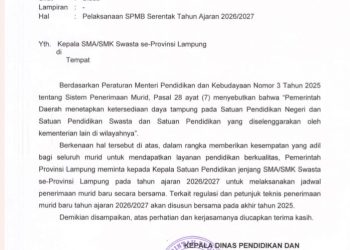 SMA Siger Eva Dwiana Disebut Ilegal, Tidak Diundang Disdikbud Lampung! Murid Terancam Tak Punya Ijazah?
