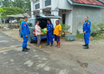Sat Polair Polres Lampung Selatan Bagikan Beras Murah untuk Nelayan, Disertai Pesan Penting Jaga Kamtibmas