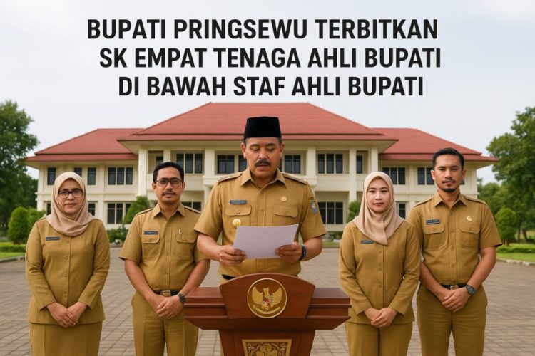 Bupati Pringsewu Angkat Empat Tenaga Ahli Baru, Siap Kawal Kebijakan Strategis Daerah