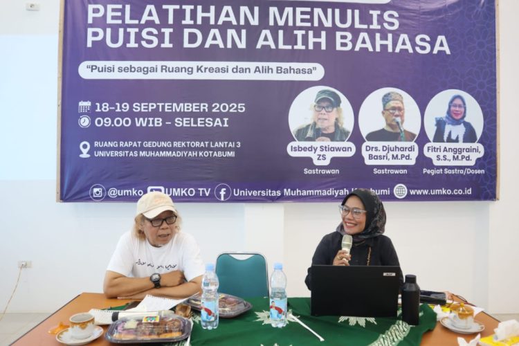 Pelatihan Menulis Puisi di UMKO Lampung Utara: Hari Kedua, Peserta Lahirkan Dua Karya Menarik