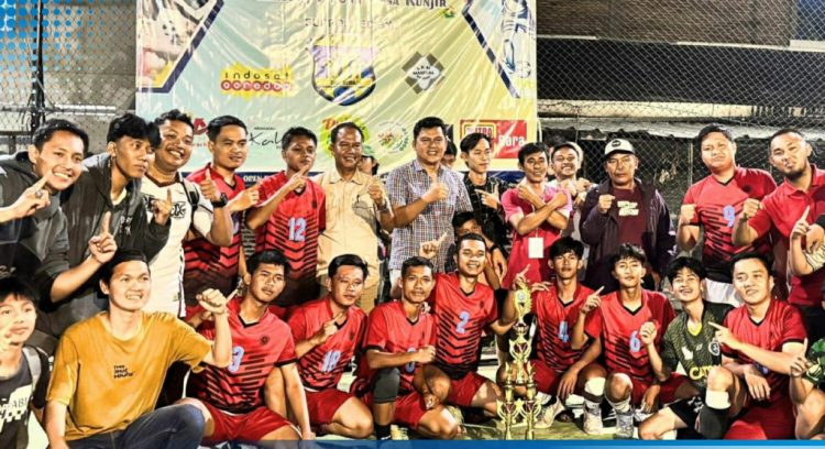 Kunjir Cup 2025 Ditutup Meriah, Desa Kedaton Angkat Trofi Juara Usai Tumbangkan Tajimalela