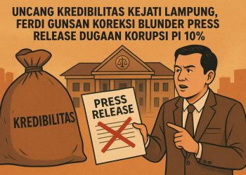 Blunder Fatal Kejati Lampung di Kasus Korupsi PI 10%, Ferdi Gunsan Bongkar Kekeliruan Teknis yang Guncang Publik
