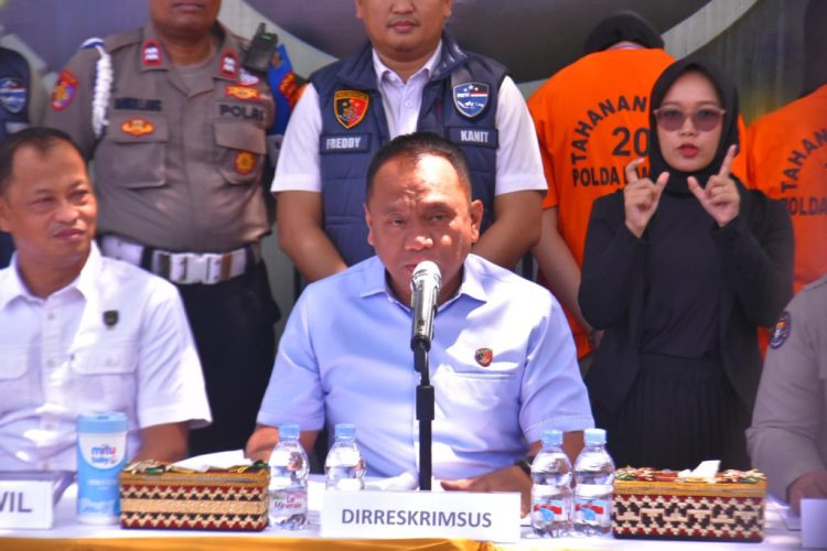 Polda Lampung Bongkar Sindikat Love Scamming, 4 Napi Jadi Tersangka, Modus Video Call Seksual