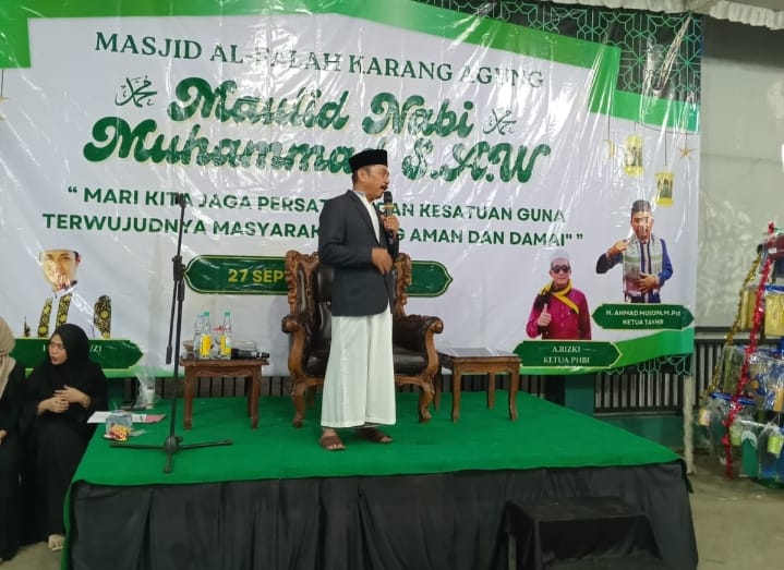 Meriah Dan Khidmat, Maulid Nabi Di Masjid Al-Falah Way Urang Lampung Selatan